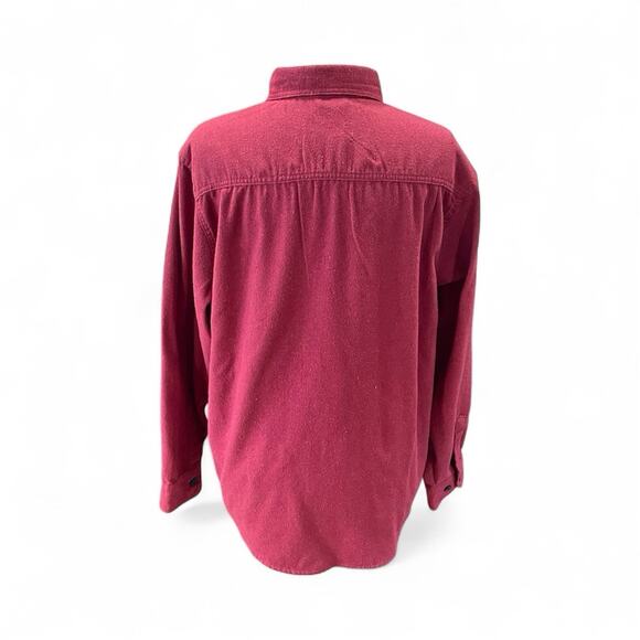 Coleman Shirt Men’s Size Large Red Flannel Button Down Outdoor Camping Casual - Picture 2 of 12